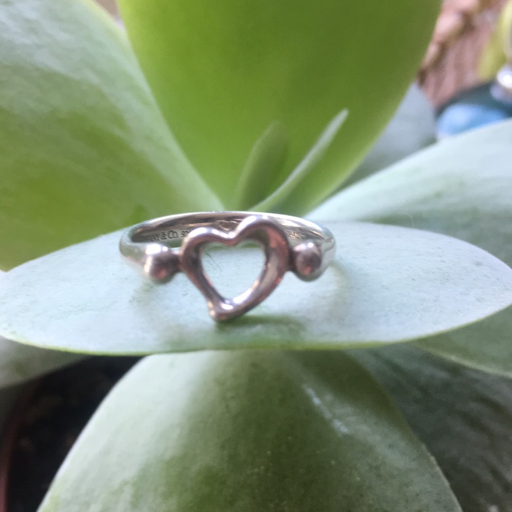Tiffany Elsa peretti open heart ring